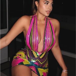 Fashion nova All Types sequin Mini dress
